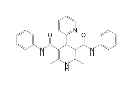 4-(2-Pyridyl)-2,6-dimethyl-3,5-bis-N-(phenyl)-carbamoyl-1,4-dihydropyridine
