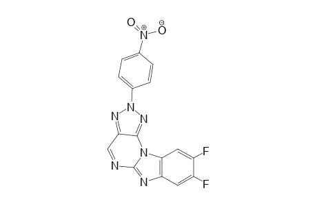 8,9-Difluoro-2-(4-nitrophenyl)-2H-benzo[4,5]imidazo[1,2-a]-[1,2,3]triazolo[4,5-e]pyrimidine