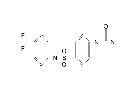 1-METHYL-3-{p-[(alpha,alpha,alpha-TRIFLUORO-p-TOLYL)SULFAMOYL]PHENYL}UREA