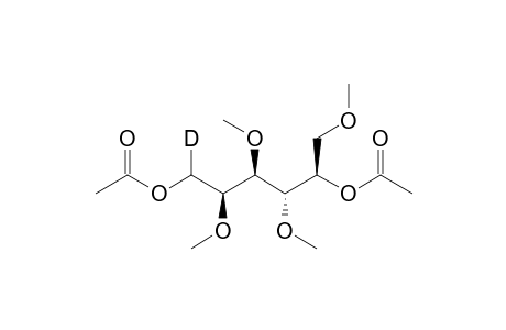 1,5-di-O-acetyl-(1-deuterio)-2,3,4,6-tetra-O-methyl-D-galactitol