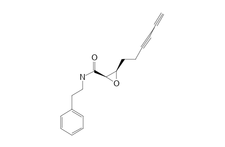 N-(2-Phenylethyl)-cis-2,3-epoxynona-6,8-diynamide