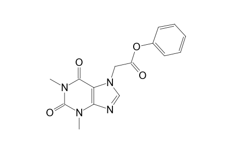 1,3-dimethyl-2,6-dioxo-1,2,3,6-tetrahydropurine-7-acetic acid, phenyl ester