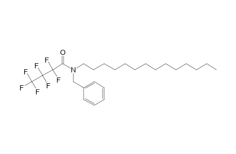 Heptafluorobutyramide, N-benzyl-N-tetradecyl-