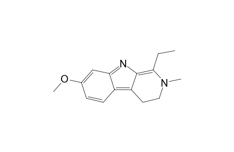 2,4-DRHYDRO-1-ETHYL-7-METHOXY-2-METHYL-3H-PYRIDO-[3,4-B]-INDOLE