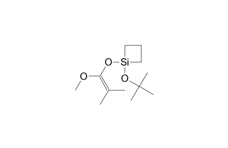 1-[(1-METHOXY-2-METHYL-1-PROPENYL)-OXY]-1-(1,1-DIMETHYLETHOXY)-SILACYCLOBUTANE