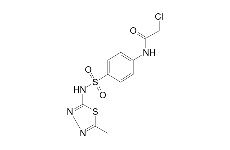 2-chloro-4'-[(5-methyl-1,3,4-thiadiazol-2-yl)sulfamoyl]acetanilide