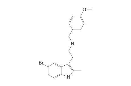 [2-(5-Bromo-2-methyl-1H-indol-3-yl)ethyl](4-methoxybenzyl)amine