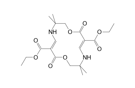3,3,10,10-Tetramethyl-7,14-dioxo-1,8-dioxa-4,11-diaza-cyclotetradeca-5,12-diene-6,13-dicarboxylic acid, diethyl ester