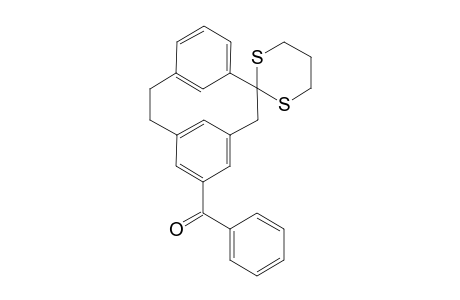 5-Benzoyl dervative of dithiacyclophane (-),(S)p-14