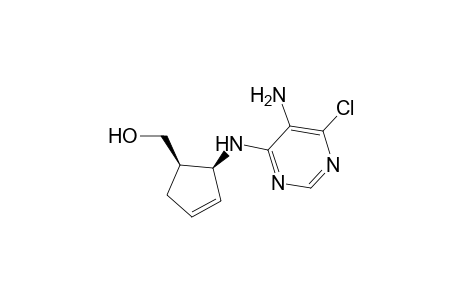[(1R,2S)-2-[(5-amino-6-chloro-4-pyrimidinyl)amino]-1-cyclopent-3-enyl]methanol