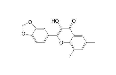 6,8-Dimethyl-3',4'-methylenedioxyflavonol