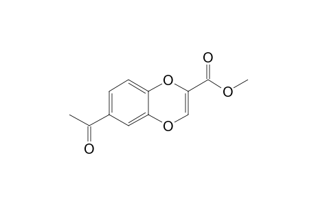 6-Acetyl-1,4-benzodioxin-2-carboxylic acid methyl ester