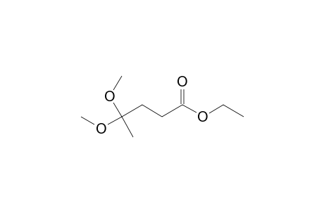 Pentanoic acid, 4,4-dimethoxy-, ethyl ester