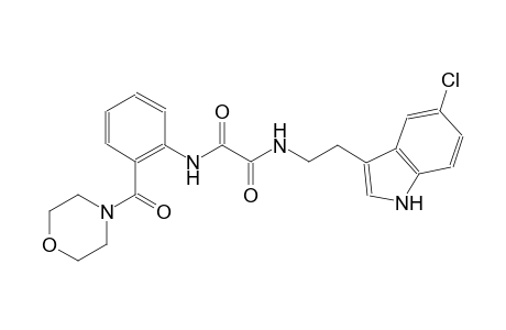 ethanediamide, N~1~-[2-(5-chloro-1H-indol-3-yl)ethyl]-N~2~-[2-(4-morpholinylcarbonyl)phenyl]-