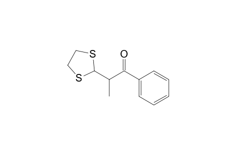 2-(1,3-Dithiolan-2-yl)-1-phenyl-1-propanone