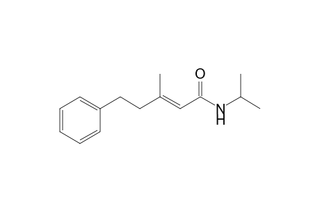 (E)-N-Isopropyl-3-methyl-5-phenyl-pent-2-enamide