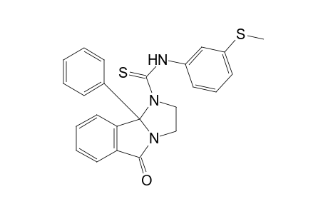 3'-(methylthio)-5-oxo-9b-phenyl-2,3,5,9b-tetrahydrothio-1H-imidazo[2,1-a]isoindole-1-carboxanilide