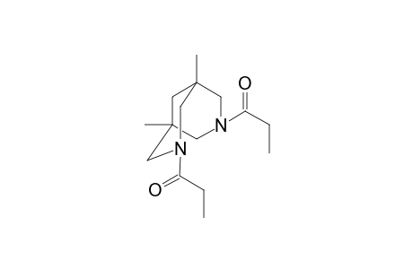 1,5-dimethyl-3,7-dipropionyl-3,7-diazabicyclo[3.3.1]nonane