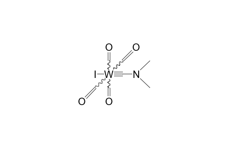 trans-Tetracarbonyl(dimethylamino-carbyne)iodo-tungsten