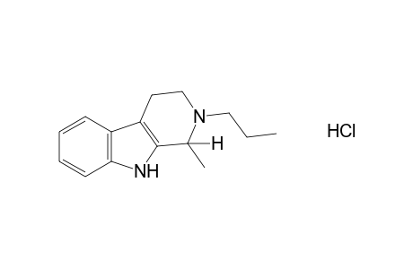 1-methyl-2-propyl-2,3,4,9-tetrahydro-1H-pyrido[3,4-b]indole, monohydrochloride