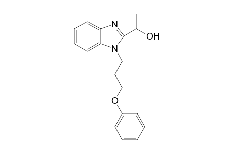 1H-benzimidazole-2-methanol, alpha-methyl-1-(3-phenoxypropyl)-