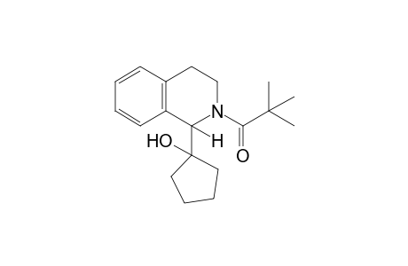 1-(1-hydroxycyclopentyl)-2-pivaloyl-1,2,3,4-tetrahydroisoquinoline