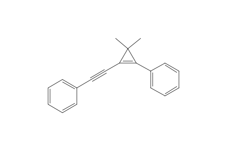 [3,3-dimethyl-2-(2-phenylethynyl)-1-cyclopropenyl]benzene