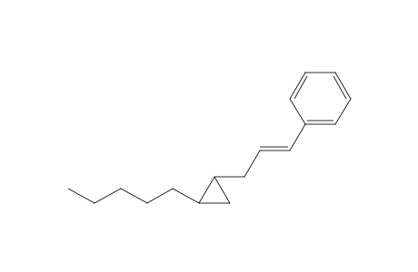 trans-1-(E)-3-Phenyl-2-propenyl)-2-pentylcyclopropane