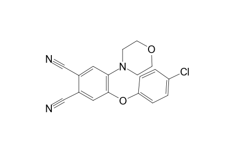 Benzene-1,2-carbodinitrile, 4-(4-chlorophenoxy-5-(4-morpholino)-