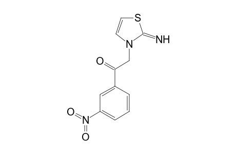2-(2-azanylidene-1,3-thiazol-3-yl)-1-(3-nitrophenyl)ethanone