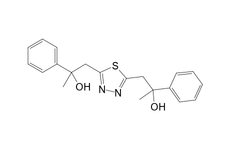 1-[5-(2-hydroxy-2-phenyl-propyl)-1,3,4-thiadiazol-2-yl]-2-phenyl-propan-2-ol