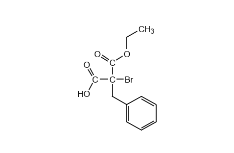 benzylbromomalonic acid, monoethyl ester