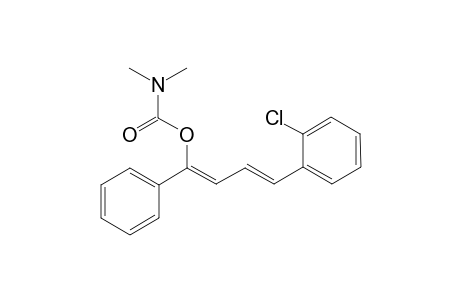 (1Z,3E)-4-(2-chlorophenyl)-1-phenylbuta-1,3-dien-1-yl dimethylcarbamate