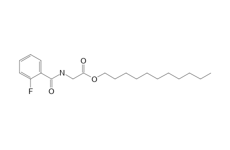 Glycine, N-(2-fluorobenzoyl)-, undecyl ester