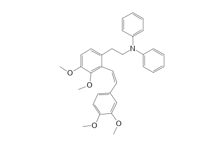 1-(N,N-Diphenyl-2-ethylamino)-3,3',4,4'-tetreamethoxystilbene