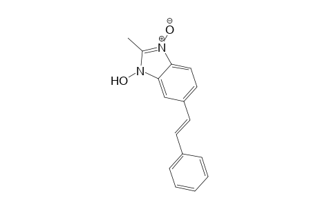 1-Hydroxy-5(6)-(phenylethenyl)-2-methyl-1H-benzimidazole-3-Oxide