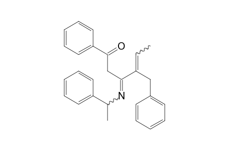 (R)-1-Phenyl-3-N-(.alpha.-methylbenzyl)imino-4-benzyl-2,4-hexadien-1-one