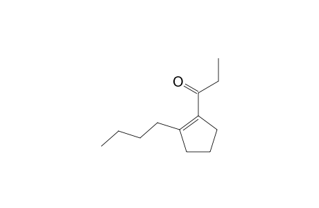 1-(2-Butyl-cyclopent-1-enyl)-propan-1-one