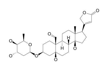 CORCHOROSIDE-A(=STROPHANTHIDIN-3-O-BETA-D-BOIVINOSID)