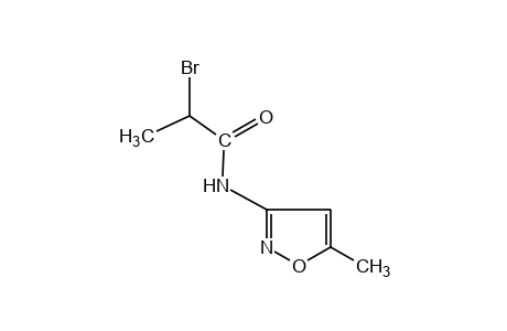 2-bromo-N-(5-methyl-3-isoxazolyl)propionamide