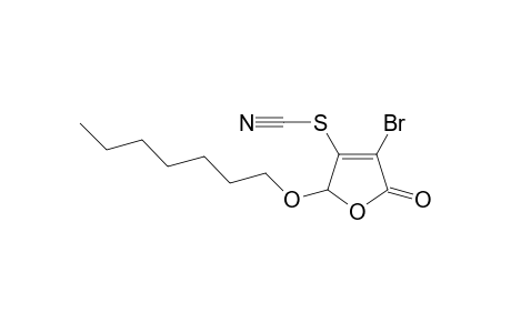 3-Bromo-5-heptyloxy-4-thiocyanatofuran-2(5H)-one