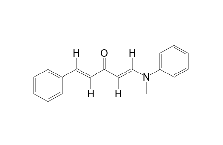 trans-,trans-1-(N-METHYLANILINO)-5-PHENYL-1,4-PENTADIEN-3-ONE