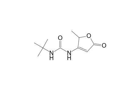 1-tert-Butyl-3-(2-methyl-5-oxidanylidene-2H-furan-3-yl)urea