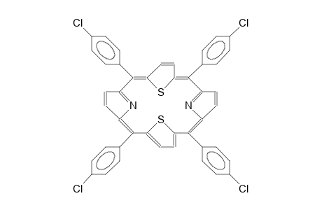 meso-Tetrakis(4-chloro-phenyl)-21,23-dithia-porphine
