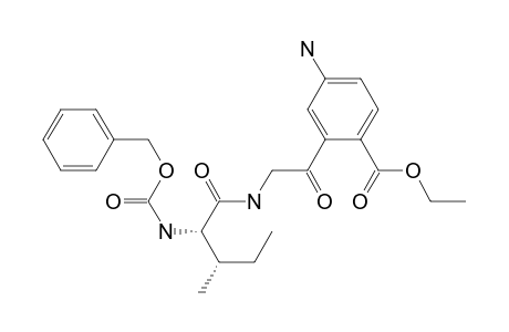 Glycinamide, N-[(phenylmethoxy)carbonyl]-L-isoleucyl-N-[4-(ethoxycarbonyl)phenyl]-