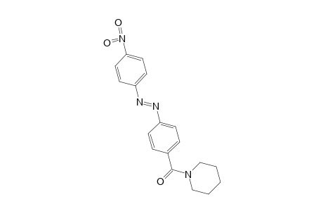 1-{p-[(p-Nitrophenyl)azo]benzoyl}piperidine