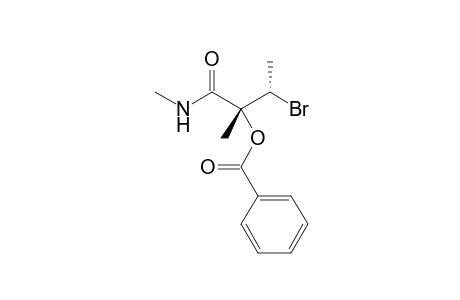 (2R,3S)-N-Methyl-3-bromo-2-methyl-2-benzoyloxy-butyric acid amide