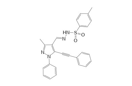 4-Methyl-N'-{(1E)-[3-methyl-1-phenyl-5-(phenylethynyl)-1H-pyrazol-4-yl]methylene}benzenesulfonohydrazide