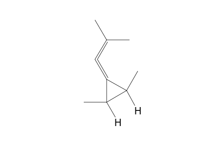 cis-1,2-DIMETHYL-3-(2-METHYLPROPENYLIDENE)CYCLOPROPANE