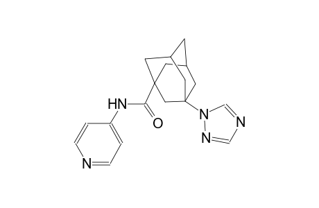 N-(4-pyridinyl)-3-(1H-1,2,4-triazol-1-yl)-1-adamantanecarboxamide